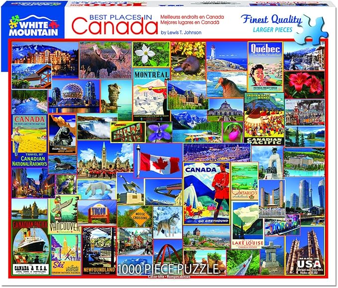 Best Places in Canada Puzzle (N)