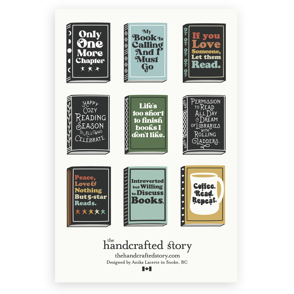 Book Sticker Sheet