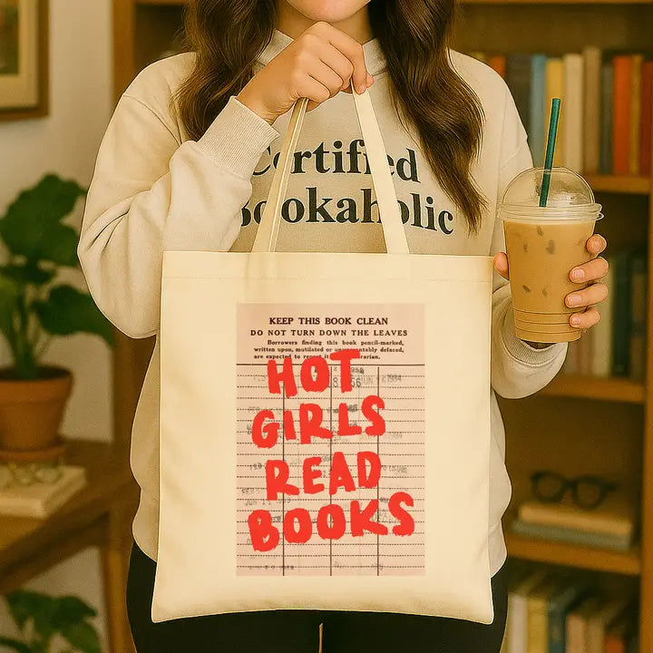 Hot Girls Read Books Tote