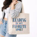 Reading Is My Favorite Sport Tote