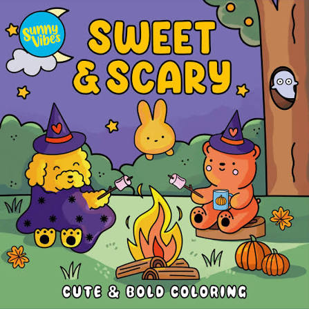 Sweet and Scary Coloring Book