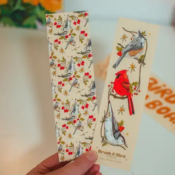 Winter Birds Bookmark