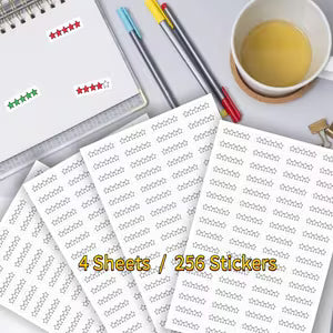 Star Rating Sticker Sheet