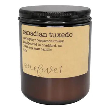 Canadian Tuxedo Candle