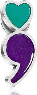 Semi Colon Pin