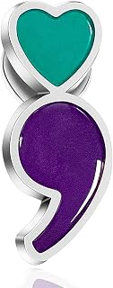 Semi Colon Pin