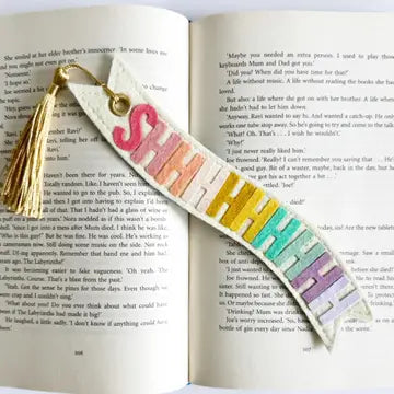 Shhh Felt Bookmark
